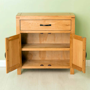 Abbey Waxed Oak Mini Sideboard