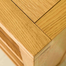 Load image into Gallery viewer, Abbey Waxed Oak Low Bookcase
