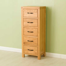 Load image into Gallery viewer, Abbey Waxed Oak Tallboy Chest
