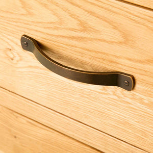 Abbey Waxed Oak Tallboy Chest