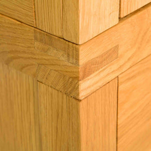 Abbey Waxed Oak Triple Wardrobe