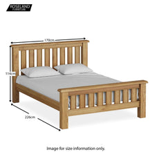 Load image into Gallery viewer, Canterbury Oak 5ft Bed
