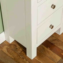 Load image into Gallery viewer, Cornish White 5 Drawer Tallboy
