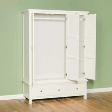 Load image into Gallery viewer, Cornish White Triple Wardrobe
