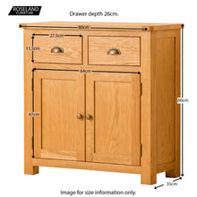 Load image into Gallery viewer, Roseland Oak Small Sideboard
