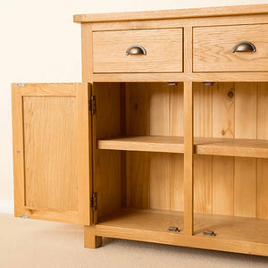 Roseland Oak 3 Door Sideboard