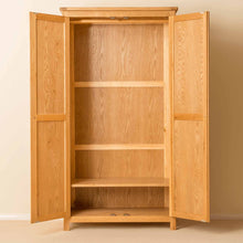 Load image into Gallery viewer, Roseland Oak Double Wardrobe - All Hanging
