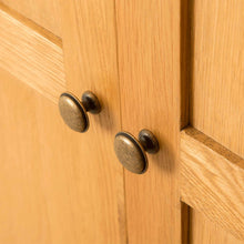 Load image into Gallery viewer, Roseland Oak Double Wardrobe - All Hanging
