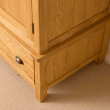 Load image into Gallery viewer, Roseland Oak Triple Wardrobe &amp; Drawers
