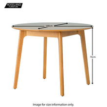 Load image into Gallery viewer, Nordic Oak 100cm Round Table
