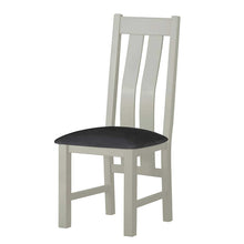 Load image into Gallery viewer, Padstow Grey 120cm Dining Set - 1 x Bench 2 x Chairs
