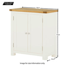 Load image into Gallery viewer, Padstow White Small Cupboard
