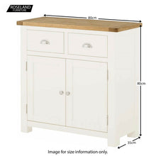 Load image into Gallery viewer, Padstow White 2-Door Sideboard
