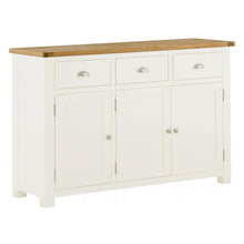 Load image into Gallery viewer, Padstow White 3 Door Sideboard
