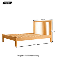 Load image into Gallery viewer, Roseland Oak 4'6ft Bed
