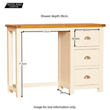 Load image into Gallery viewer, Padstow Cream Dressing Table
