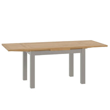 Load image into Gallery viewer, Padstow Grey Lift Top Drawleaf Table 120-200cm
