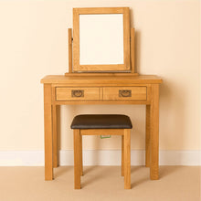 Load image into Gallery viewer, Lanner Oak Dressing Table Set
