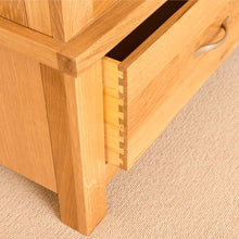 Load image into Gallery viewer, Newlyn Oak Triple Wardrobe with Drawers
