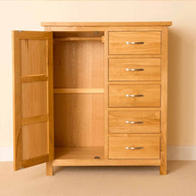 Load image into Gallery viewer, Newlyn Oak Combination Wardrobe
