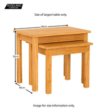 Load image into Gallery viewer, Newlyn Oak Nest Of Tables
