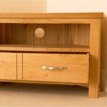 Load image into Gallery viewer, Newlyn Oak Corner TV Stand
