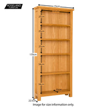 Load image into Gallery viewer, Newlyn Oak Large Bookcase
