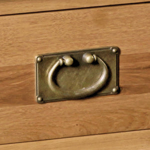 Zelah Oak Lamp Table with Drawer