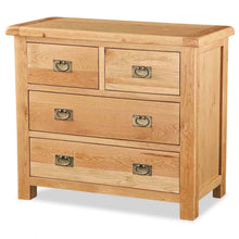 Load image into Gallery viewer, Zelah Oak 2 Over 2 Drawer Chest
