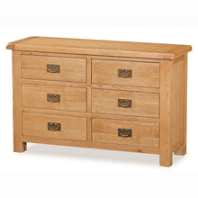 Load image into Gallery viewer, Zelah Oak 3+3 Drawer Chest
