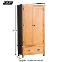 Load image into Gallery viewer, Surrey Oak Bedroom Set - 2 over 3 Drawer Chest
