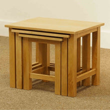 Load image into Gallery viewer, London Oak Nest of Tables

