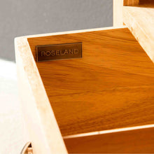 Load image into Gallery viewer, London Oak Corner TV Stand
