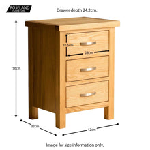 Load image into Gallery viewer, London Oak Bedroom Set - 2 over 3 Drawer Chest
