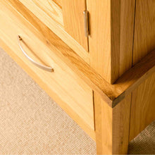 Load image into Gallery viewer, London Oak Double Wardrobe &amp; Drawer
