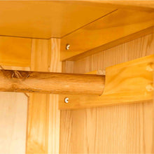 Load image into Gallery viewer, London Oak Double Wardrobe &amp; Drawer
