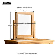 Load image into Gallery viewer, London Oak Dressing Table
