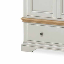 Load image into Gallery viewer, Normandy Grey Double Wardrobe with Drawer
