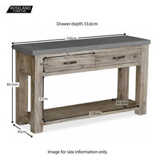 Load image into Gallery viewer, Rock Console Table
