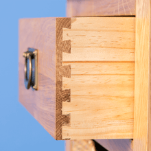 Load image into Gallery viewer, Surrey Oak Telephone Table with Baskets
