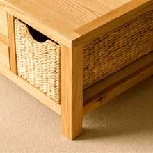 Load image into Gallery viewer, London Oak Coffee Table with Baskets
