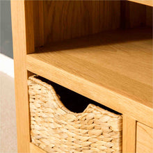 Load image into Gallery viewer, London Oak 110cm TV Stand with Baskets
