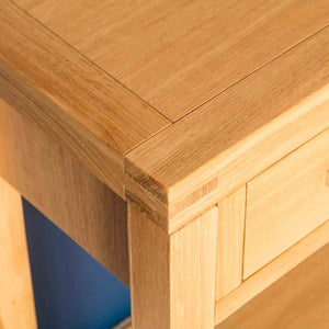 Abbey Light Oak Console Table