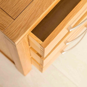 Abbey Light Oak Bedside Table