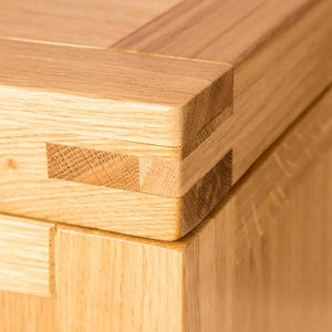 Abbey Light Oak Blanket Box