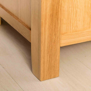 Abbey Light Oak Blanket Box