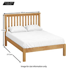 Load image into Gallery viewer, Hampshire Oak 5' King Size Bed Frame
