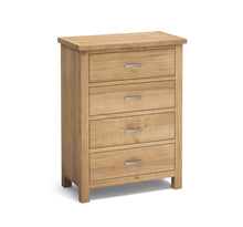 Load image into Gallery viewer, London Oak Bedroom Set -4 Drawer Chest
