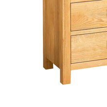 Load image into Gallery viewer, Surrey Oak 5 Wide Drawer Chest
