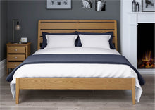 Load image into Gallery viewer, Alba Oak 4&#39;6 Double Bed Frame
